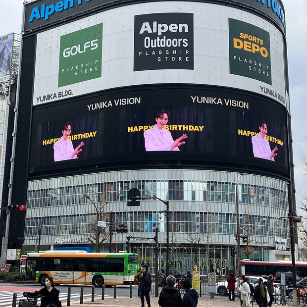 【2pm juno】新宿unika vision 應援廣告案例（2025/01）