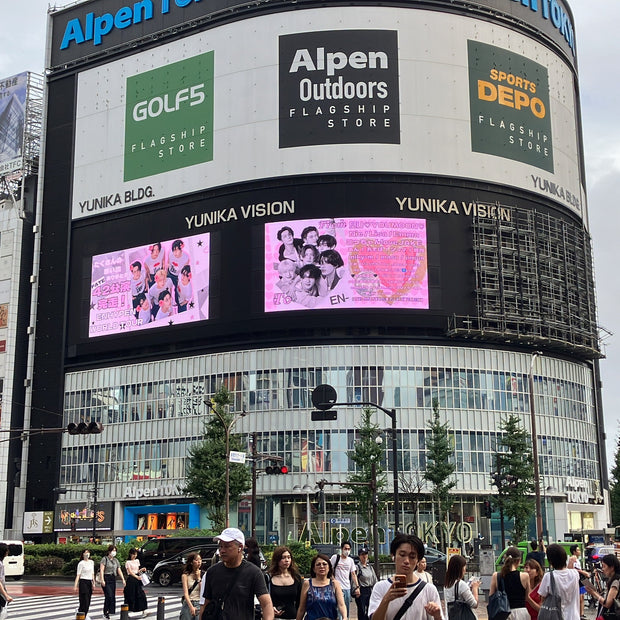【ENHYPEN】新宿unika vision 應援廣告案例（2024/09）