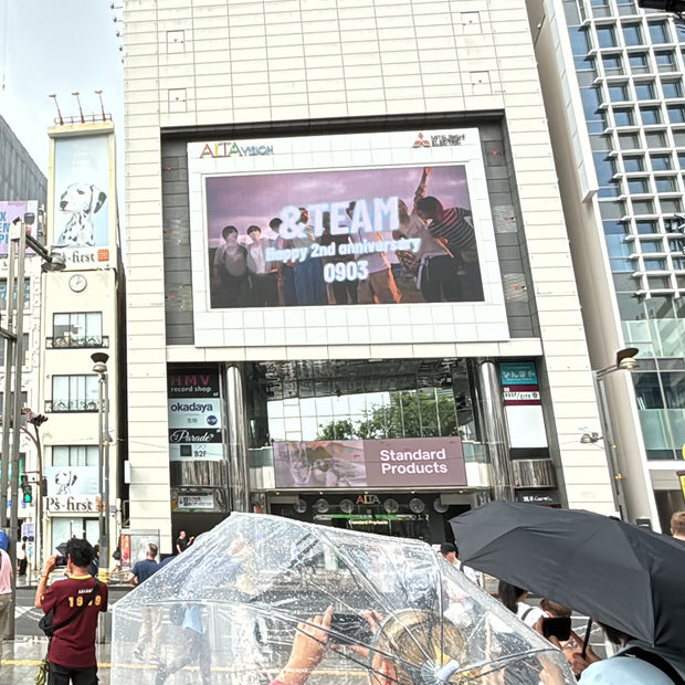 【&TEAM】alta新宿vision 應援廣告案例（2024/09）