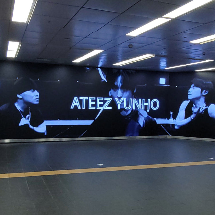 【ATEEZ 尹浩】弘大入口站 數位看板 應援廣告案例（2026/03）