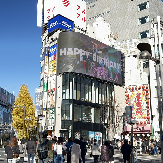【WAKER SEBUM】cross新宿vision 應援廣告案例（2024/12）